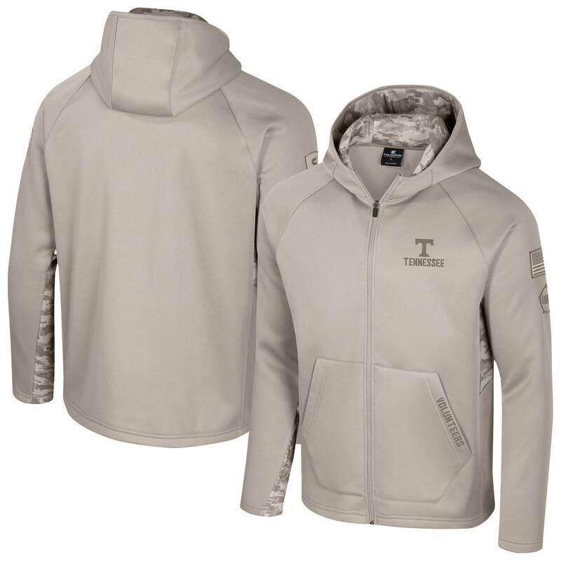 コロシアム メンズ トップス Tシャツ パーカー Men's Colosseum Oatmeal Tennessee Volunteers Operation Hatrick Battalion Full-Zip Hoodie Ten Multi マルチカラー
