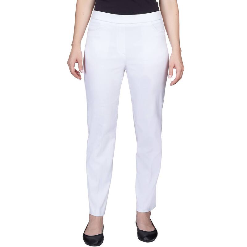 アルフレッド ダナー レディース ボトムス カジュアルパンツ プチ アンクル Petite Alfredunner Allure Pull On Ankle Pants Pure White ホワイト｜ReVida 店