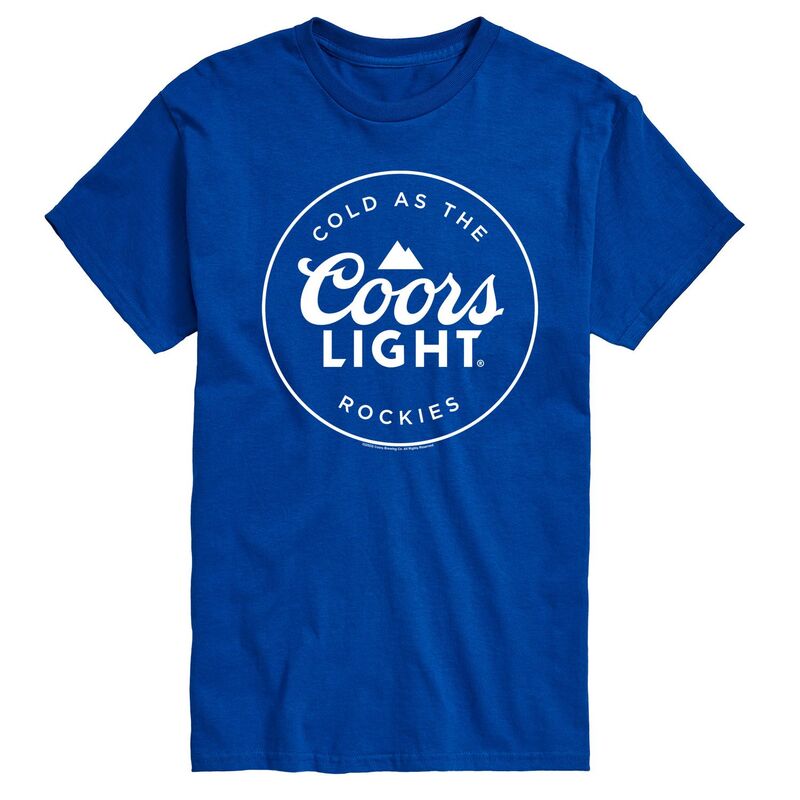 アニメキャラクター メンズ トップス Tシャツ トール グラフィック Licensed Character Big & Tall Coors Light Cold As The Rockies Graphic Tee Blue ブルー