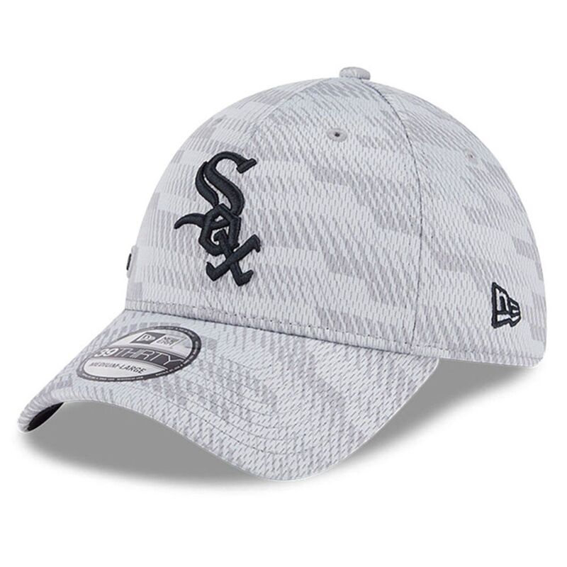 ニューエラ メンズ アクセサリー 帽子 Men's New Era Gray Chicago White Sox 2025 MLB Clubhouse 39THIRTY Flex Hat Sox Grey グレー