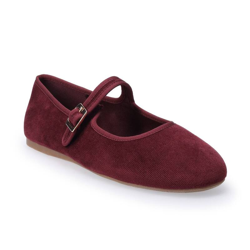 LC Lauren Conrad レディース シューズ サンダル LC Lauren Conrad CNOLI Women'slip-On Mary Jane Flats Wine ワイン