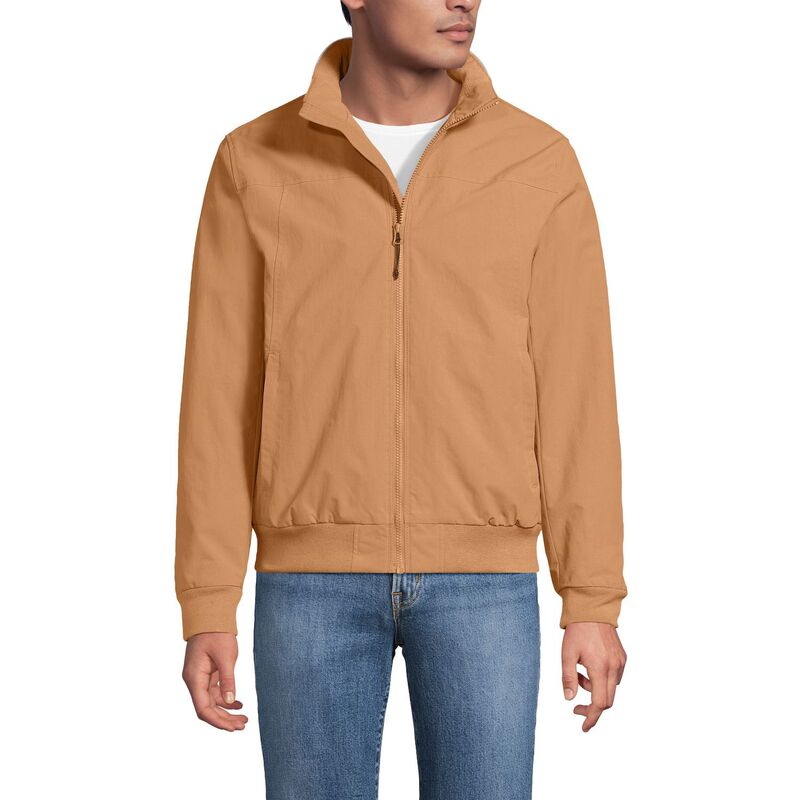 ランズエンド メンズ アウター ジャケット・ブルゾン Men's Lands' End Classic Squall Bomber Jacket Canyon Camel キャメル