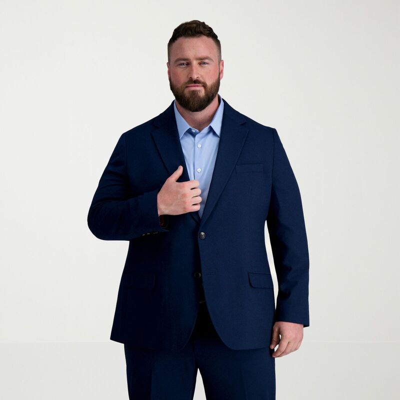 ハガー メンズ アウター ジャケット・ブルゾン トール Big & Tall J.M. Haggar Premium Tailored-Fit Stretch Suit Jacket Blue ブルー｜ReVida 店