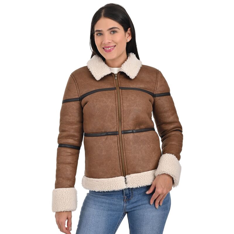 リー レディース アウター ジャケット・ブルゾン Women's Lee Faux Shearling Midweight Sherpa Jacket Cream クリーム｜ReVida 店