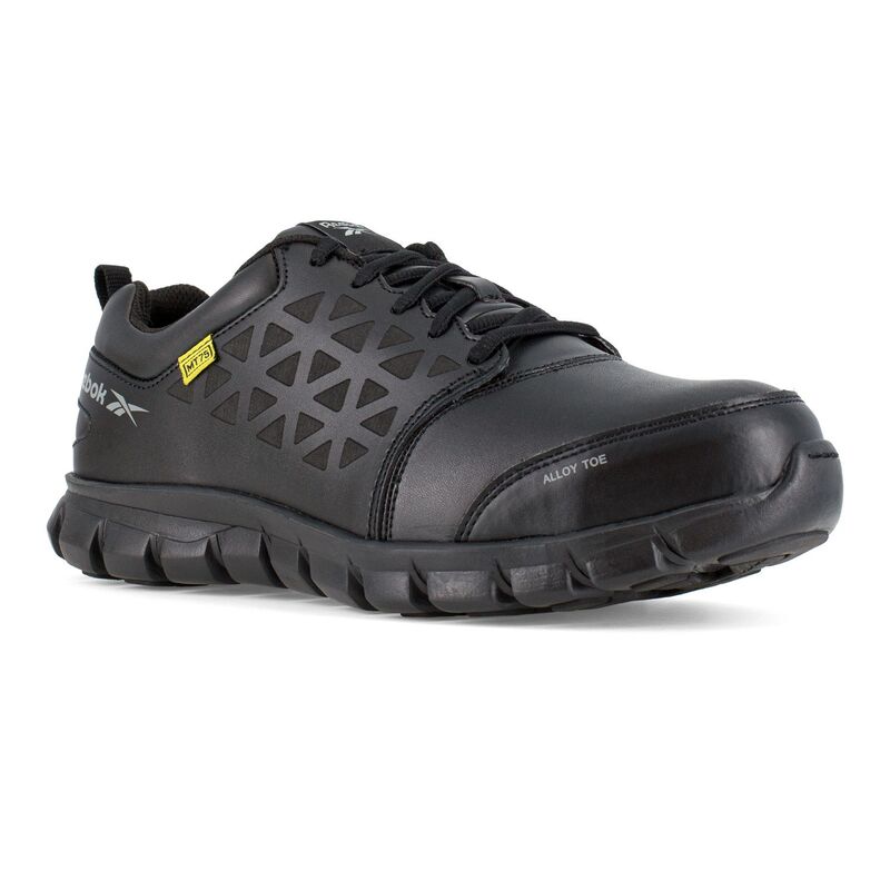 リーボック メンズ シューズ スニーカー Reebok Work Men'sublite Cushion Alloy Toe Met Guard Shoes Black ブラック