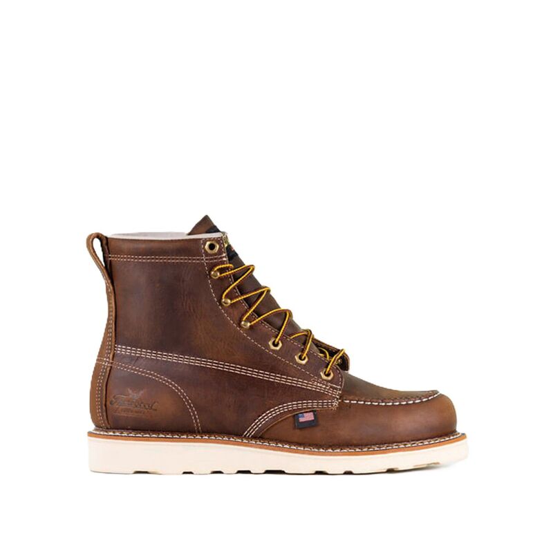 ソログッド メンズ シューズ ブーツ・レインブーツ Thorogood Men's American Heritage 6 Inch Trail Crazy Horse Moc Toe Maxwear Wedge Crazyhorse