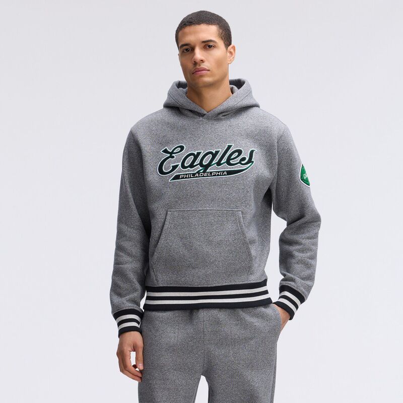 ファナティクス メンズ トップス Tシャツ フリース パーカー Fanatics Athletic Heather Gray Philadelphia Eagles IconicFleece Tipped Hoodieag Multi マルチカラー｜ReVida 店