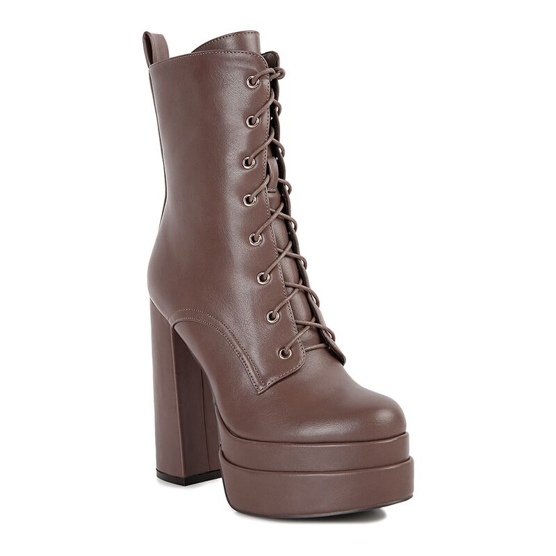 ロンドンラグ レディース シューズ ブーツ・レインブーツ プラットフォーム アンクル London Rag Meows Women's Platform Ankle Boots Taupe トープ