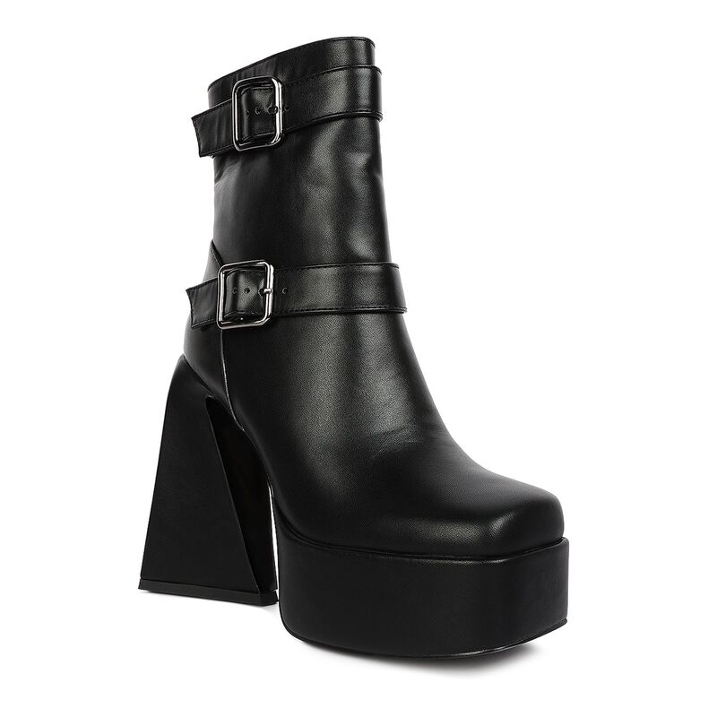ロンドンラグ レディース シューズ ブーツ・レインブーツ アンクル ヒール London Rag Hot Cocoa Women's Higheel Ankle Boots Black ブラック