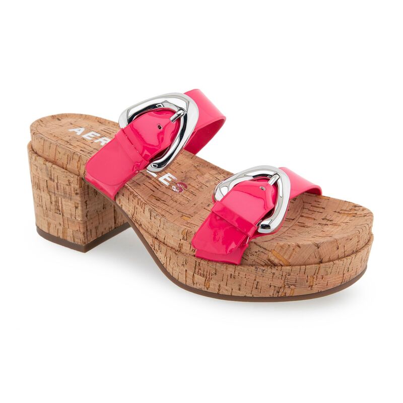 エアロソールズ レディース シューズ サンダル プラットフォーム ヒール Aerosoles Chance Women's Platform Heeled Sandals Virtual Pink Patent Pu ピンク