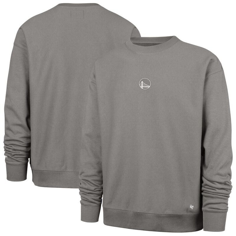 フォーティセブンブランド メンズ トップス Tシャツ クルーネック スウェット 47 Brand Men's '47 Gray Golden State Warriors Offside Foundation Crew Neck Sweatshirt War Grey グレー