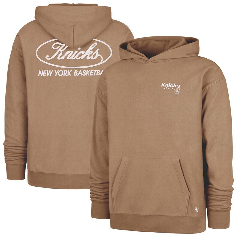 フォーティセブンブランド メンズ トップス Tシャツ スウェット パーカー 47 Brand Men 47 Khaki New Yorknicks Triple Double Foundation Premium Hoodie Sweatshirt Kni Beig K カーキ