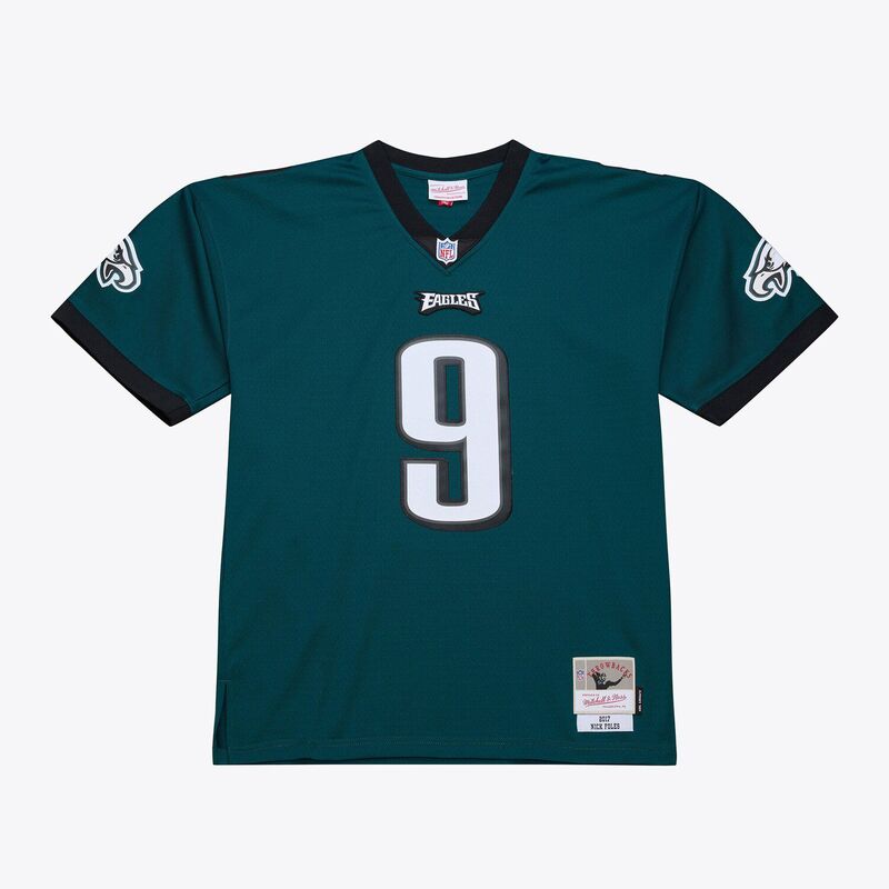 ミッチェル&ネス メンズ トップス Tシャツ ジャージー Men's Mitchell & Ness Nick Foles Midnight Green Philadelphia Eagles Legacy Replica Jersey Eagreen グリーン|ReVida 店