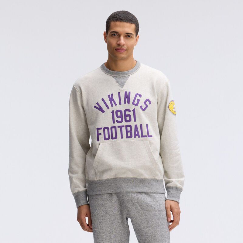 ファナティクス メンズ トップス Tシャツ スウェット フリース Fanatics Oatmeal Minnesota Vikings IconicFleece Pocket Sweatshirt Mvk Multi マルチカラー