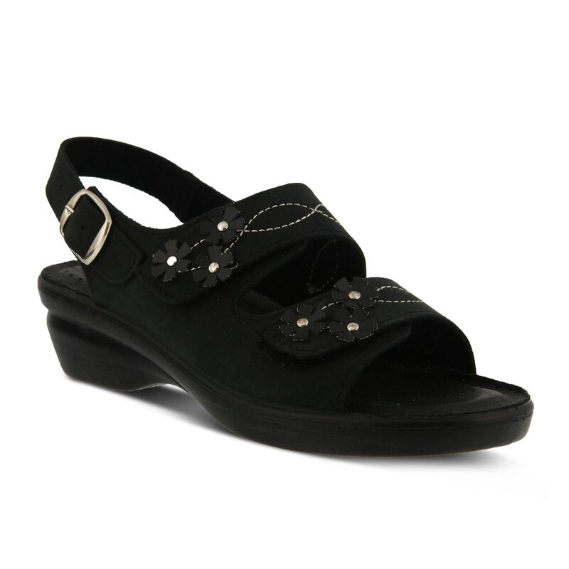 スプリングステップ レディース シューズ サンダル Flexus by Spring Step Ceri Women'slingback Sandals Black ブラック