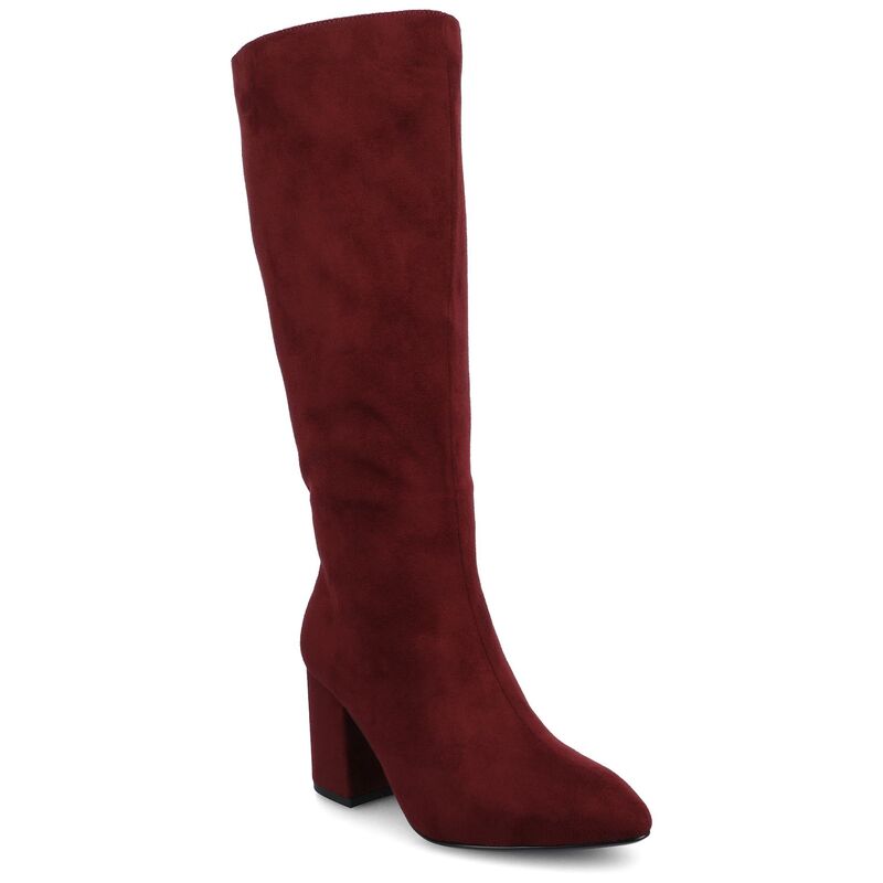 ジャーニー レディース シューズ ブーツ・レインブーツ Journee Women's Ameylia Knee High Boots Oxblood オックスブラッド画像