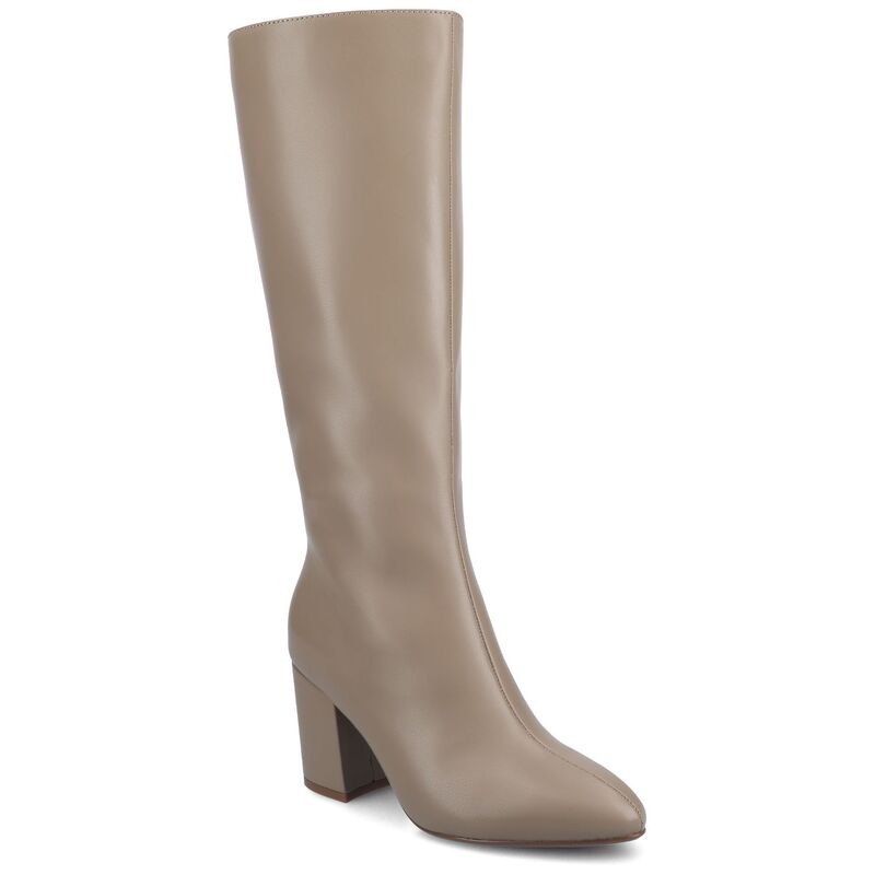 ジャーニー レディース シューズ ブーツ・レインブーツ Journee Women\'s Ameylia Knee High Boots Taupe Pu トープ