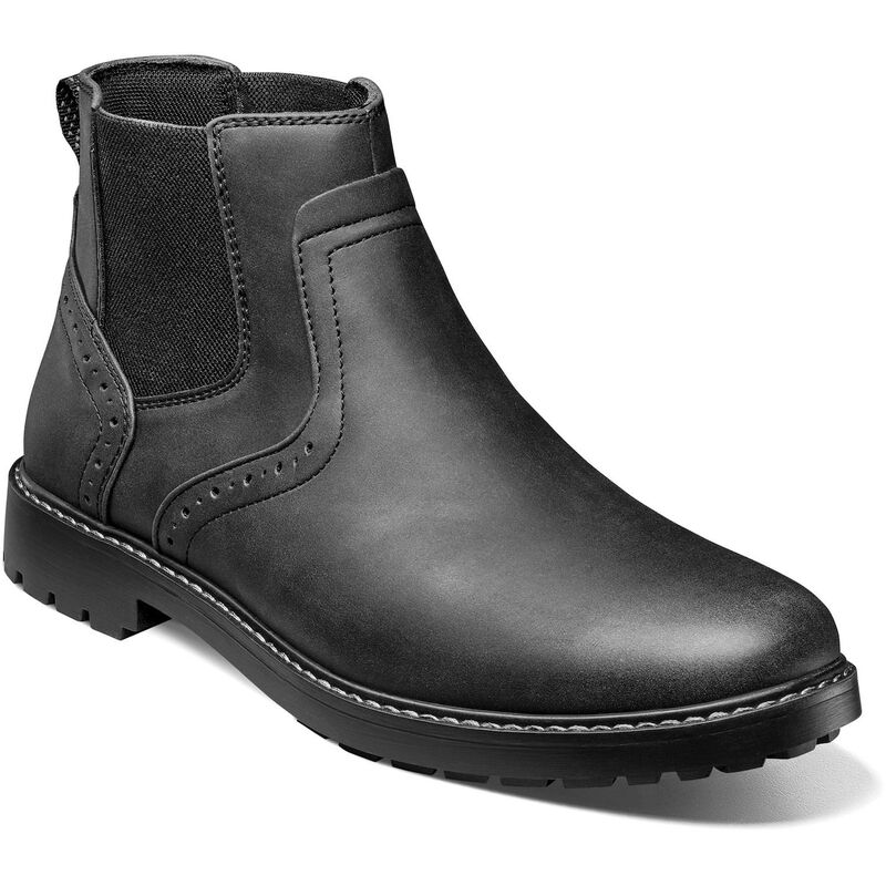 ノンブッシュ メンズ シューズ ブーツ・レインブーツ チェルシーブーツ チェルシー Nunn Bush Delton Men Chelsea Boots Black ブラック