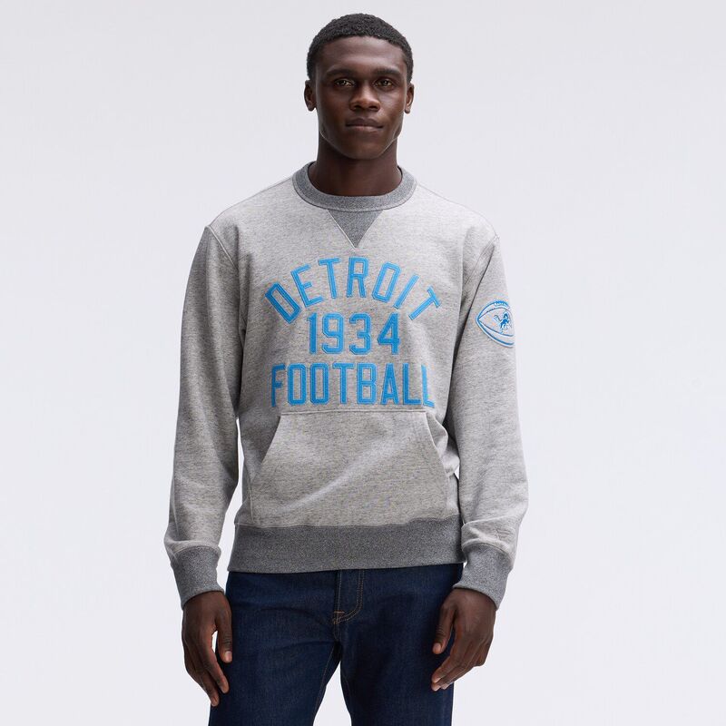 ファナティクス メンズ トップス Tシャツ スウェット フリース Fanatics Heather Gray Detroit Lions IconicFleece Pocket Sweatshirt Lns Grey グレー
