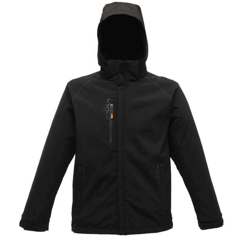 レガッタ メンズ アウター ジャケット・ブルゾン Regatta Professional Mens Repeller X-Pro Softshell Jacket Black ブラック
