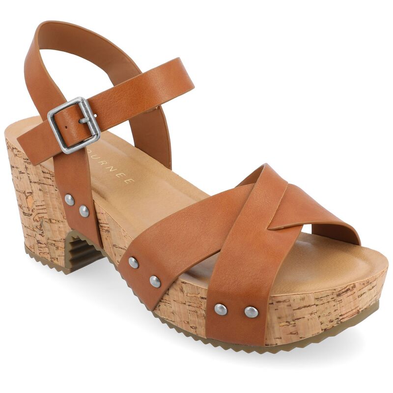 ジャーニー レディース シューズ サンダル プラットフォーム Journee Valentina Women's Platform Sandals Tan タン 18,186円