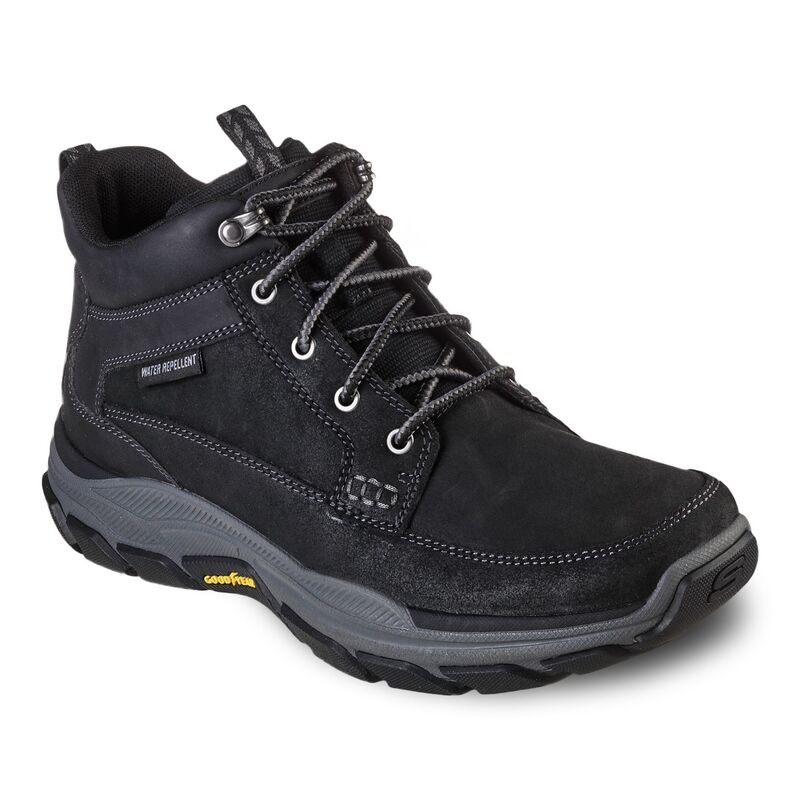 スケッチャーズ メンズ シューズ ブーツ・レインブーツ リラックスフィット Skechers Relaxed Fit Respected Boswell Men's Boots Black ブラック