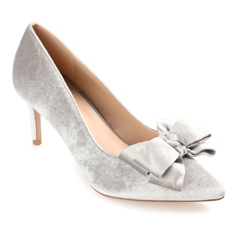 ジャーニー レディース シューズ パンプス ヒール Journee Crystol Women's Heels Gray グレー