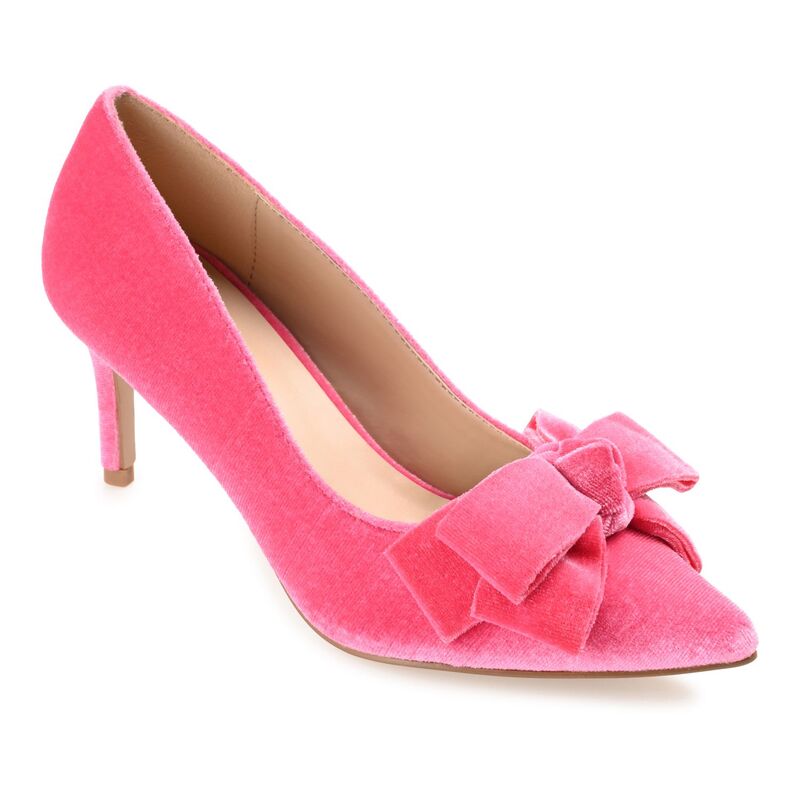 ジャーニー レディース シューズ パンプス ヒール Journee Crystol Women's Heels Pink ピンク