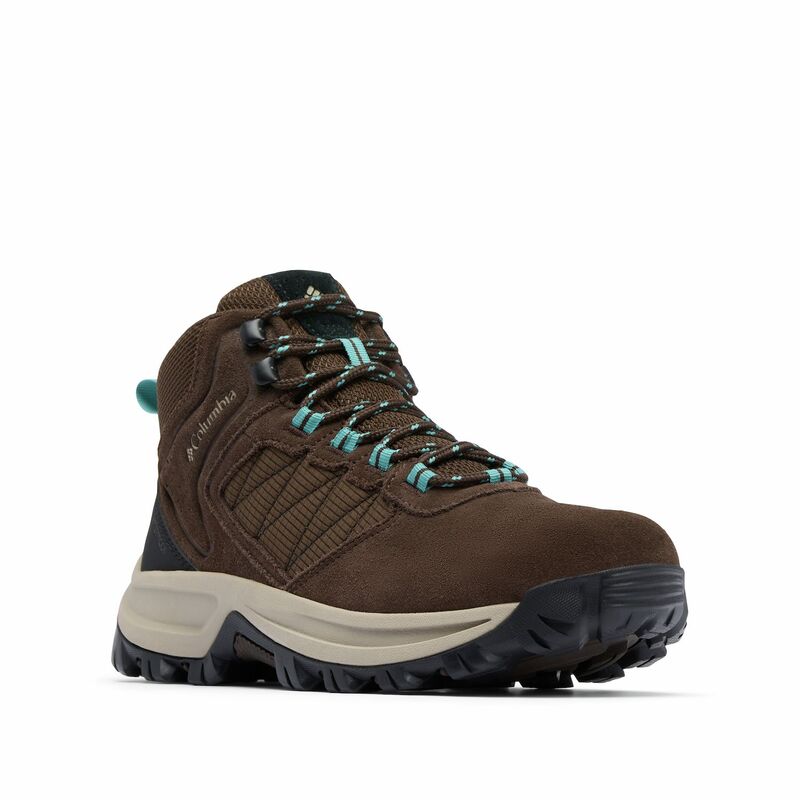 コロンビア レディース シューズ ブーツ・レインブーツ スエード Columbia Transverse Suede Women's Hiking Boots Cordovan Teal ティール｜ReVida 店 18,801円