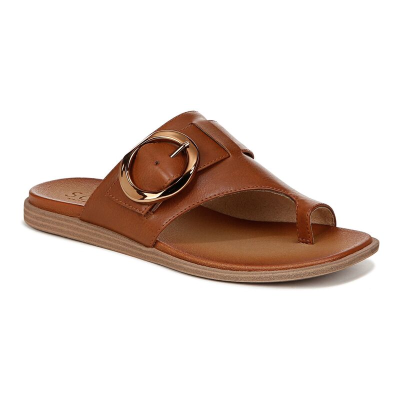 ソウルニュトライザー レディース シューズ サンダル SOUL Naturalizer Joanie Women's Thong Sandals Mid Brown ブラウン