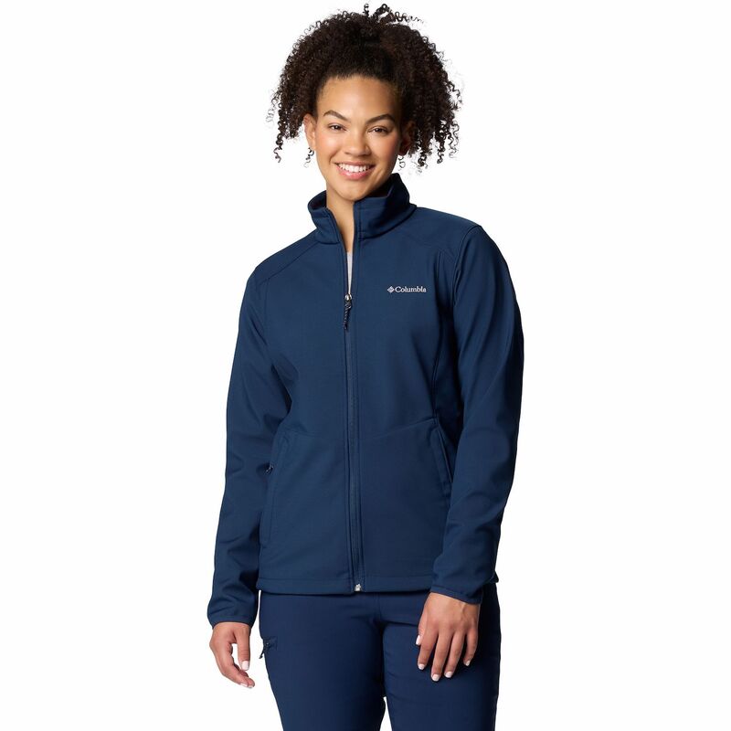 コロンビア レディース アウター ジャケット・ブルゾン Women's Columbia Kruseridge III Softshell Jacket Collegiate Navy ネイビー｜ReVida 店