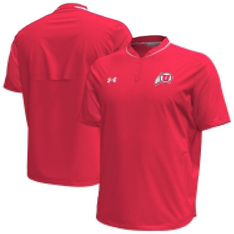 アンダーアーマー メンズ トップス Tシャツ Men's Under Armoured Utah Utes Motivate Quarter-Zip Top Ute Red レッド