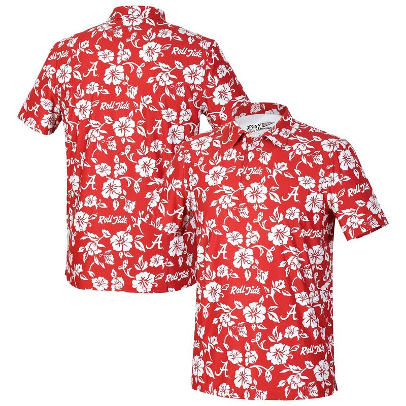 レインスプーナー メンズ トップス Tシャツ ポロシャツ Men's Reyn Spooner Crimson Alabama Crimson Tide Pua Performance Polo Ala Red レッド