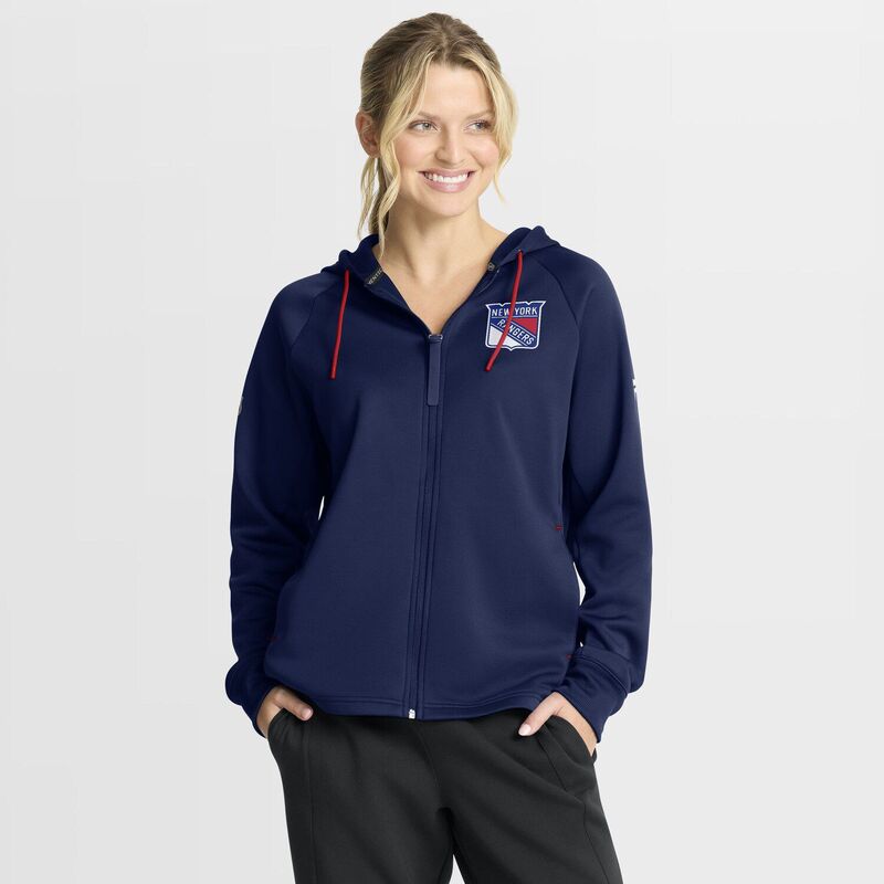 ファナティクス レディース アウター ジャケット・ブルゾン パーカー Women Fanatics Navy New York Rangers Authentic Pro Rink Raglan Full-Zip Hoodie Ranavy ネイビー