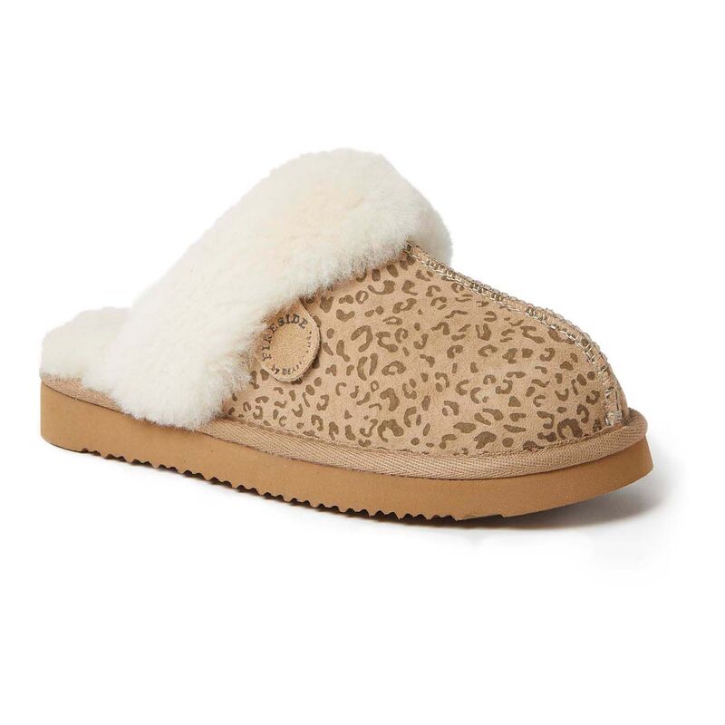 ディアフォームズ レディース シューズ サンダル Fireside by Dearfoamsydney Scuff Women'slippers Leopard アニマル