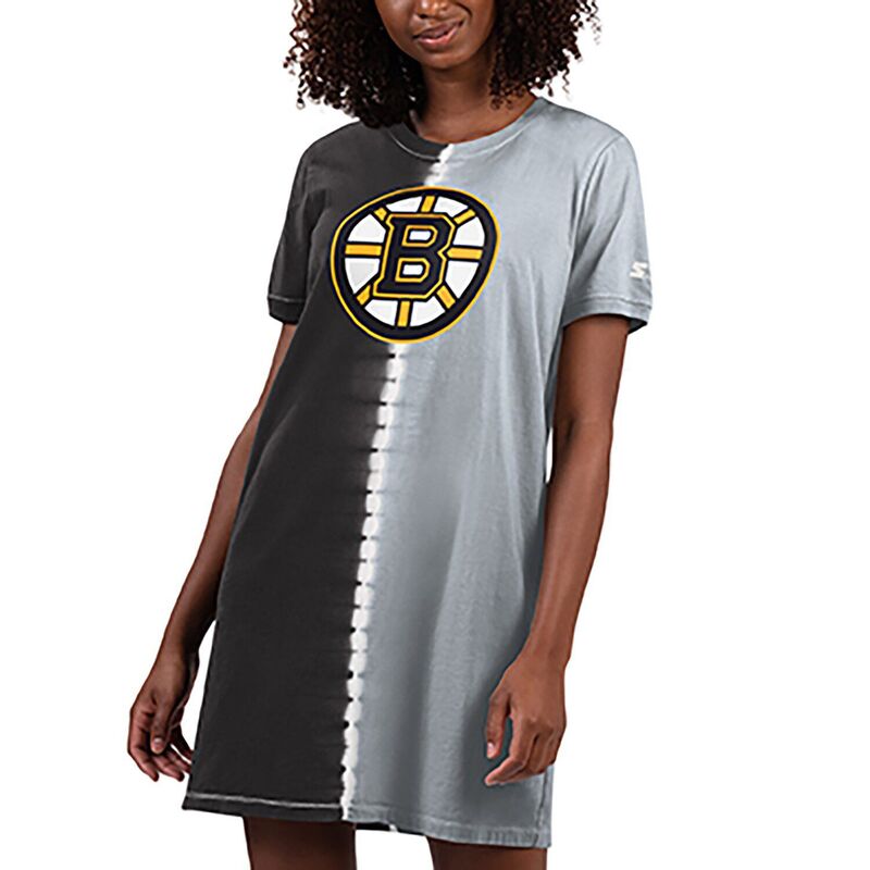 スターター レディース トップス ワンピースニーカー Women'starter Black Boston Bruins Ace Tie-Dye Sneaker Dress Bsblack ブラック