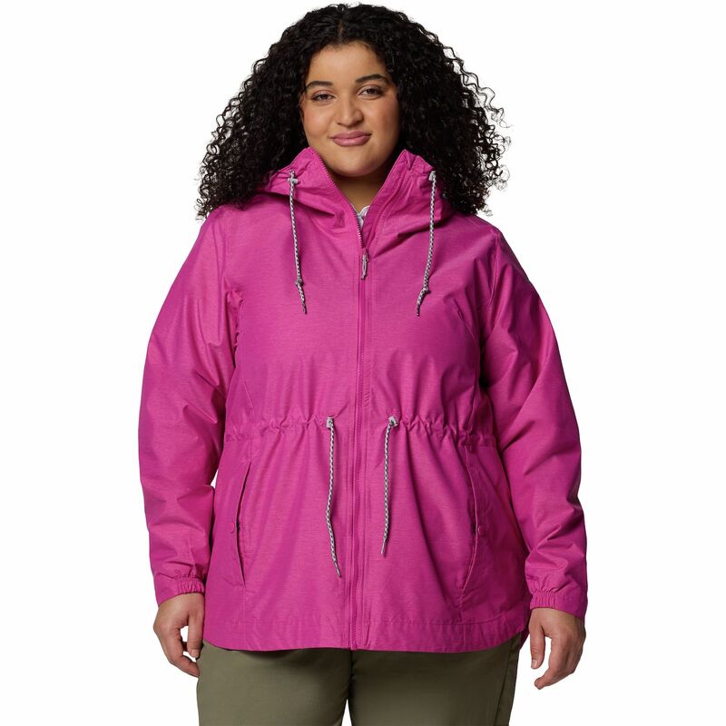 コロンビア レディース アウター ジャケット・ブルゾン プラスサイズ Plusize Columbia Omni-SHIELD Lillian Ridge II Jacket Fuschia フューシャ