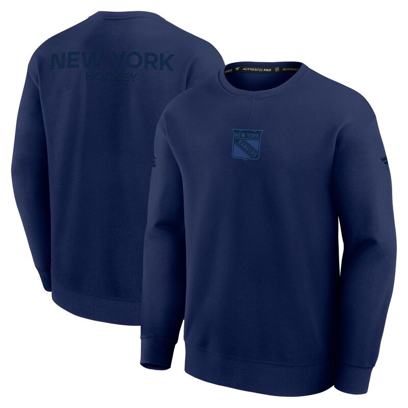 ファナティクス メンズ トップス Tシャツ スウェット Men's Fanatics Navy New York Rangers Authentic Proad Tri-Blend Sweatshirt Ranavy ネイビー