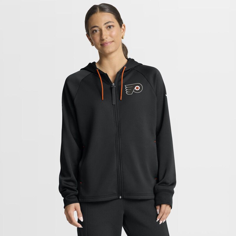ファナティクス レディース アウター ジャケット・ブルゾン パーカー Women Fanatics Black Philadelphia Flyers Authentic Pro Rink Raglan Full-Zip Hoodie Fly Black ブラック