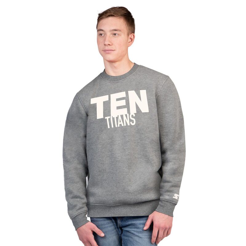 スターター メンズ トップス Tシャツ スウェット Men'starter Charcoal Tennessee Titans Assist Sweatshirttn Charco チャコール