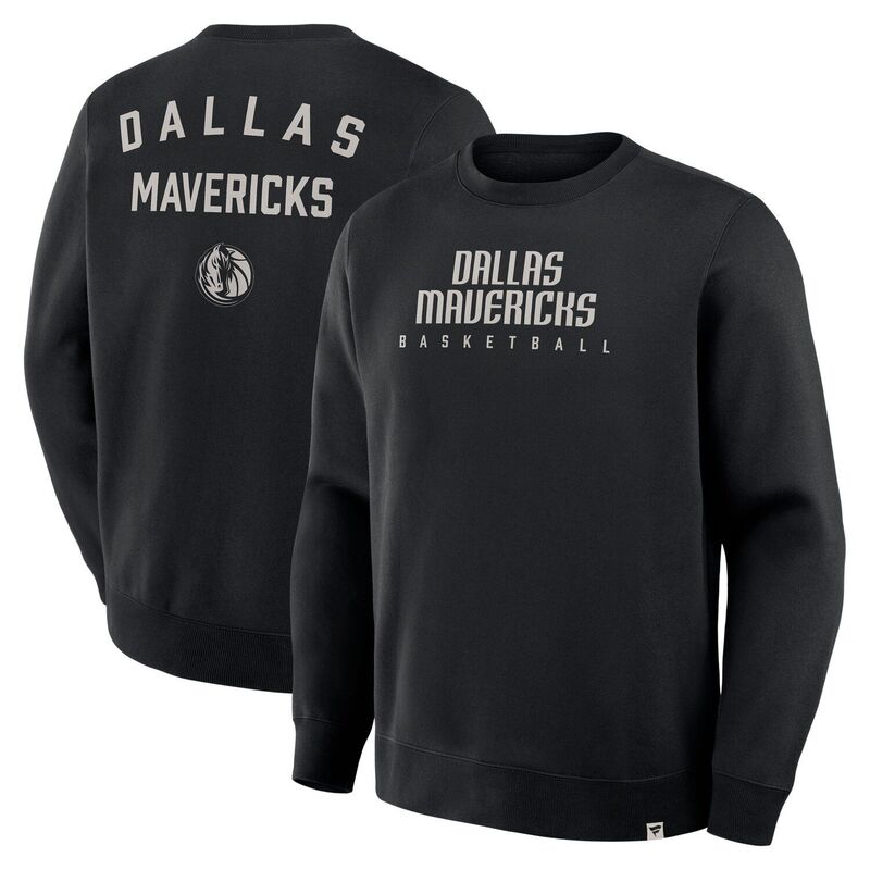 ファナティクス メンズ トップス Tシャツ スウェット Men's Fanatics Black Dallas Mavericks Crossover Collection Defensive Rotation Drill Premium Pullover Sweatshirt Mav Black ブラック
