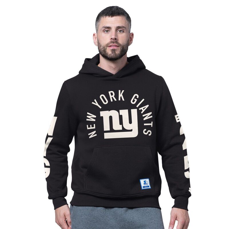 スターター メンズ トップス Tシャツ スウェット フリース パーカー Men'starter Black New York Giants Handoffleece Hoodie Sweatshirt Gia Black ブラック 20,235円