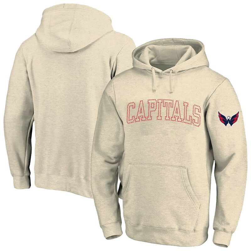 ファナティクス メンズ トップス Tシャツ トール キャップ パーカー Men's Fanatics Cream Washington Capitals Big &Tall Stitchoodie Cap Beige ベージュ