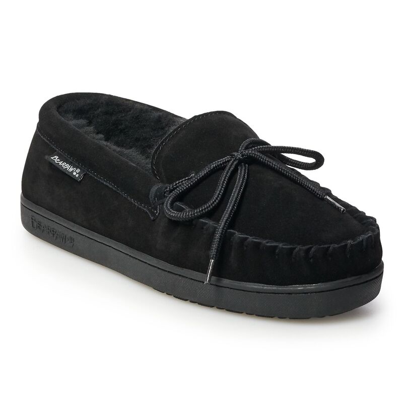 ベアパウ メンズ シューズ サンダル Bearpaw Moc II Men'slippers Black ブラック｜ReVida 店