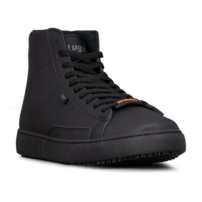 ラグズ メンズ シューズ スニーカー レザー Lugz Drop Hi Men's Leather Slip-Resistant Sneakers Black ブラック