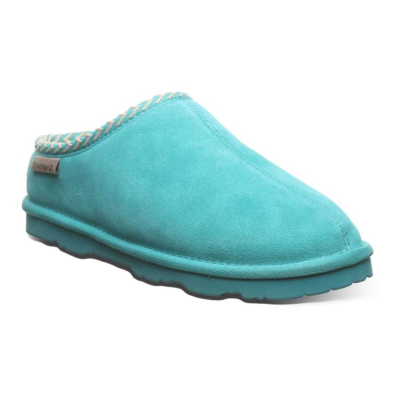 ベアパウ レディース シューズ サンダル スエード Bearpaw Tabitha Women'suede Slippers Liquid Turquoise ターコイズ