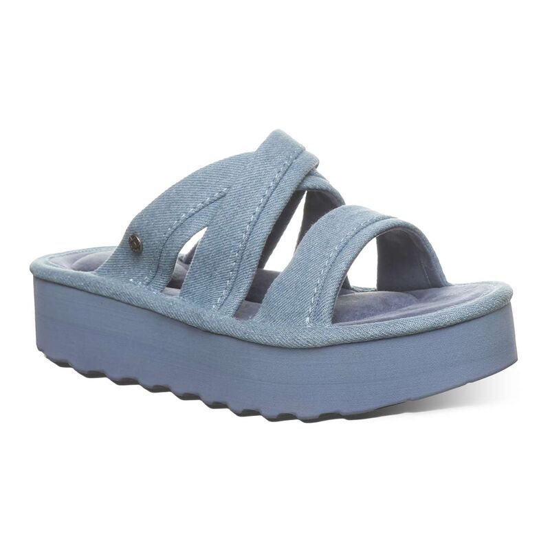 ベアパウ レディース シューズ サンダル プラットフォーム Bearpaw Altitude Women'strappy Platform Sandals Denim Blue デニム