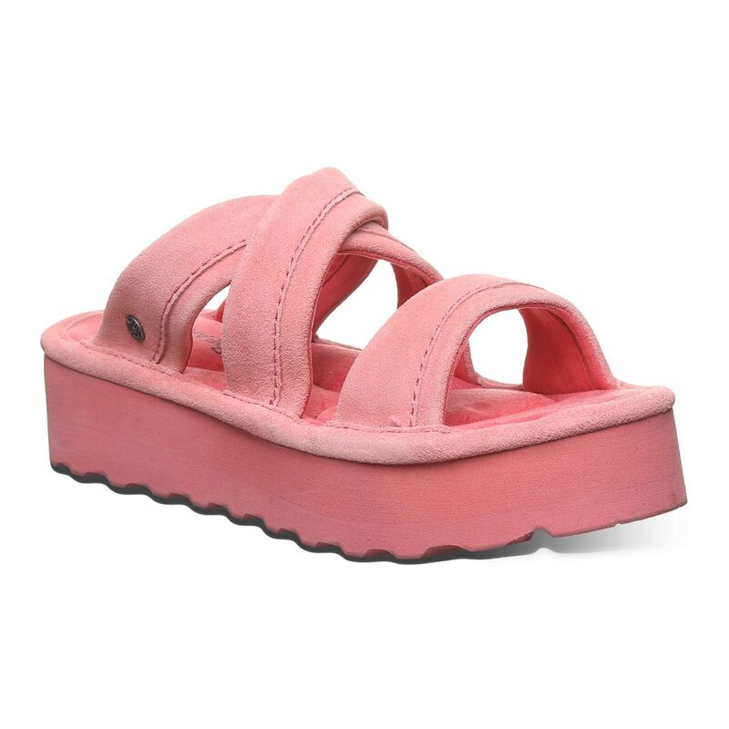 ベアパウ レディース シューズ サンダル プラットフォーム Bearpaw Altitude Women'strappy Platform Sandalshell Pink ピンク|ReVida 店