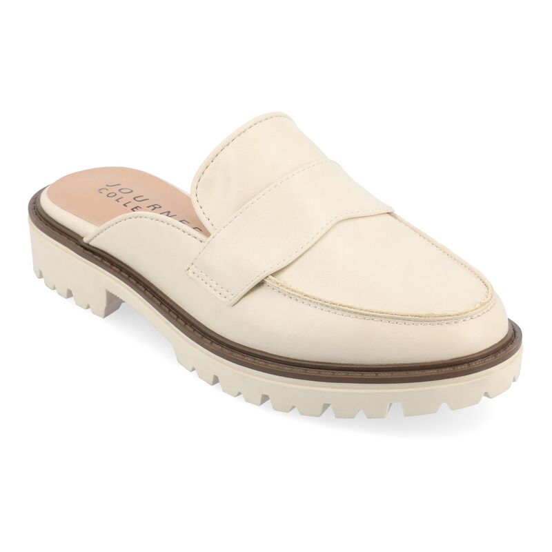 ジャーニー レディース シューズ サンダル Journee Miycah Women's Mule Flats Beige ベージュ