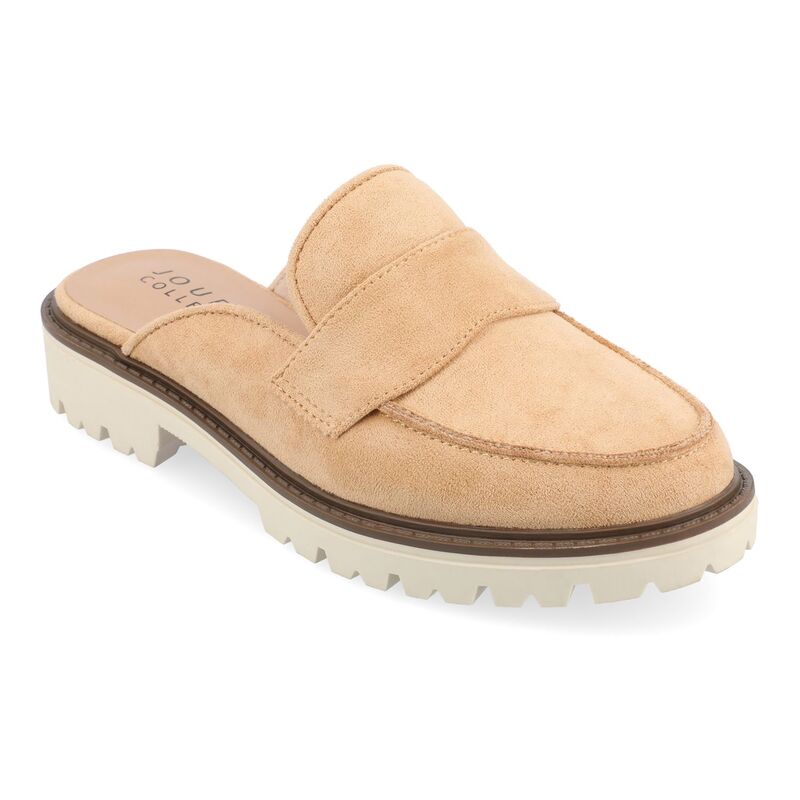 ジャーニー レディース シューズ サンダル Journee Miycah Women's Mule Flats Tan タン